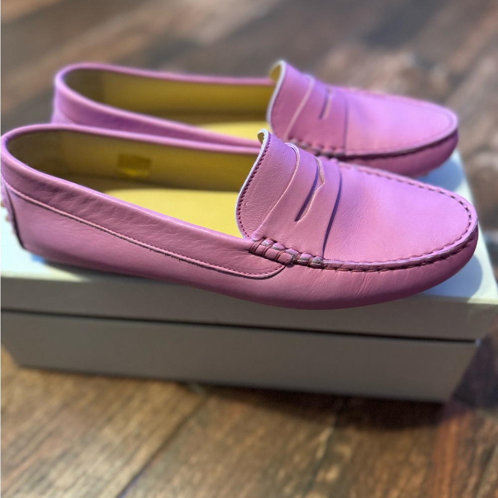 Pink M.Gemi Pastoso Leather Loafers - Picture 6 of 6